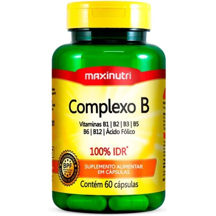COMPLEXO B 60CPS MAXINUTRI