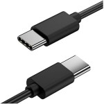 Cabo USB-C para USB-C 1 Metro (3.1A) - Carregamento Rápido Power Delivery (PD) e Transferência de Dados Veloz - Premium, compativel com Samsung, Motorola e Dispositivos Tipo-C. Preto ou Branco - Imagem 2