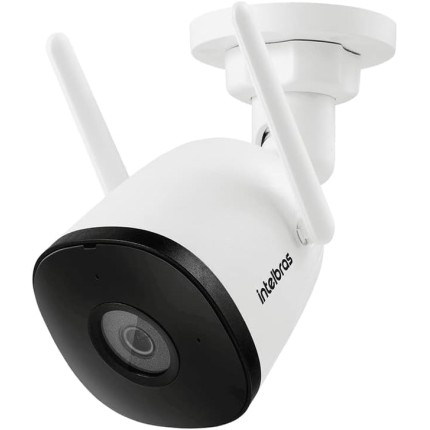 Câmera Inteligente Compatível com Alexa Wi-Fi Full HD iM5 SC Branco Intelbras