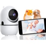 Câmera Smart Segurança Baba Eletrônica Ip WiFi Giratória Panorâmica Visão Noturna Microfone Antena Full HD Pet Vigilância Ambientes Internos e Externos Compatível Com SmartPhones PREMIUM - Imagem 2