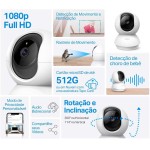 Camera de Segurança Wi-Fi 360º, 1080p Full HD TP-Link Tapo C200, Visão Noturna, Audio de duas vias, Detecção de Movimentos, Trabalha com Alexa, 512G de Armazenamento Local, Armazenamento na Nuvem - Imagem 2