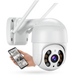 Câmera de Segurança Wi-Fi Externa IP A8 – Prova d’Água com Visão Noturna Infravermelha e Monitoramento em Tempo Real Premium Jortan