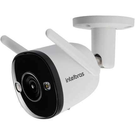 Câmera de Vídeo Externa Compatível com Alexa Wi-Fi Full HD iM5+ Full Color Intelbras