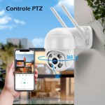 Câmera de Vigilância Externa IP Prova Dágua Infravermelho e Conexão Wi-Fi para Segurança - Imagem 2