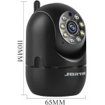 Câmera de Vigilância Rotativa com Visão Noturna e Áudio Bidirecional 360 Graus para Ambientes Internos Full HD 1080p