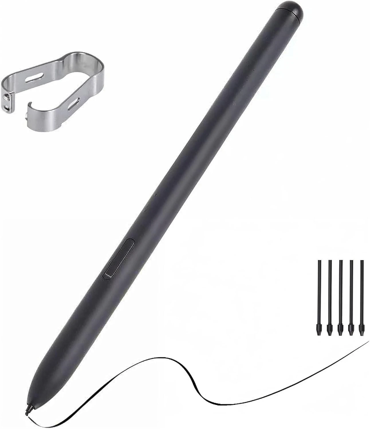Caneta-Touch-S-Pen-Compativel-Galaxy-Tab-S6-Lite-Sm-P615-Sm-P620.jpg Caneta Touch S-Pen Compatível Galaxy Tab S6 Lite (Sm-P615 Sm-P620) C/Sensor Pressão + Pontas - Preto