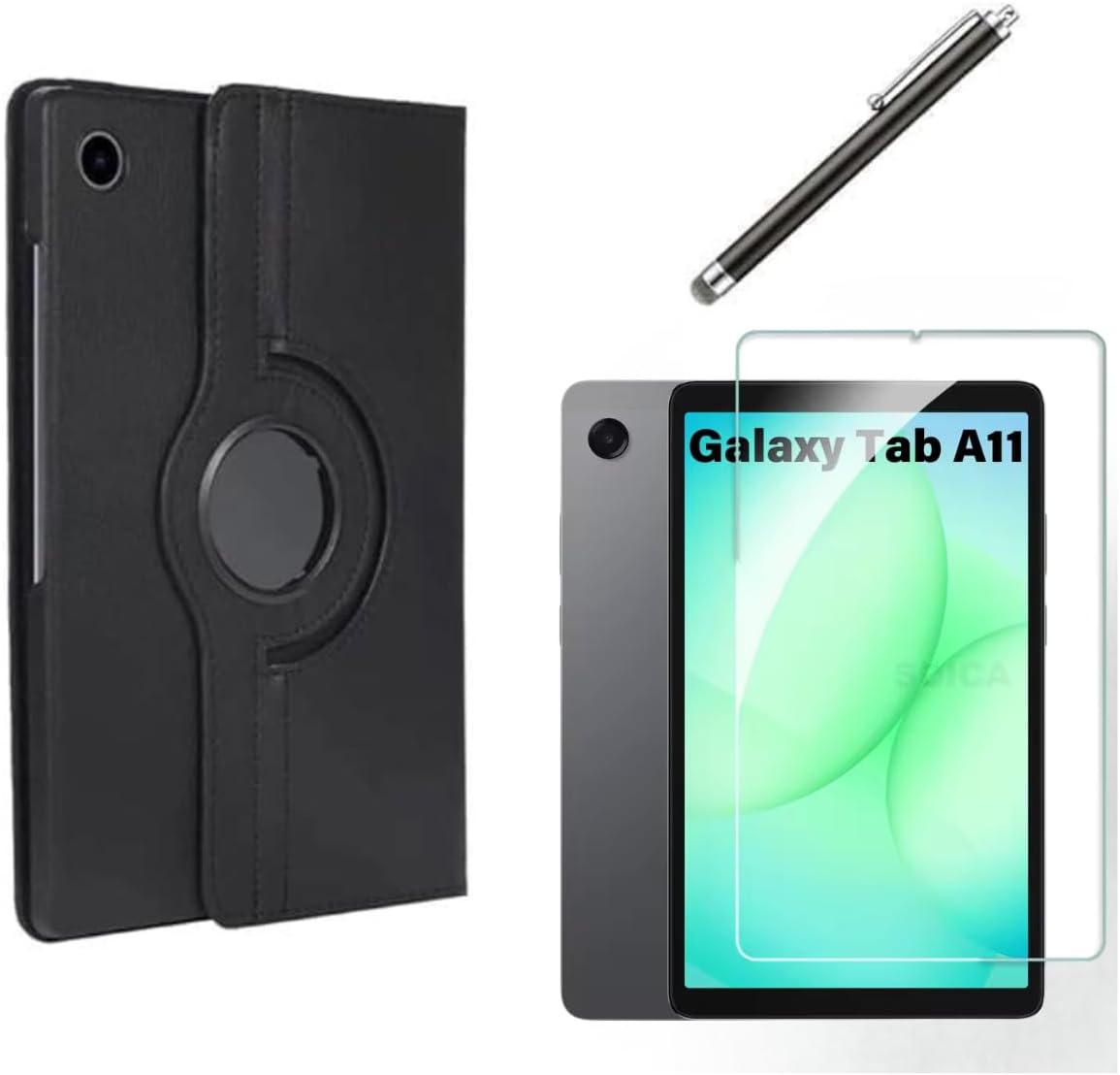 Capa-Case-Giratoria-para-Tablet-Samsung-Galaxy-Tab-A11-87.jpg Capa Case Giratoria para Tablet Samsung Galaxy Tab A11 8.7 Pol + Película de Vidro Temperado 9H + Caneta Touch - Phone Palace