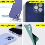 Capa Compatível Com Motorola Edge 50 Pro Silicone Aveludada Premium (MARSALA) - Imagem 2