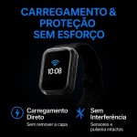 Capa Protetora com Película Compatível com Samsung Galaxy Fit 3 Transparente de Alta Resistência Capa Case Galaxy Fit 3 Protetora para Smartwatch - Imagem 2