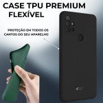 Capa Silicone Veludo Premium Compatível Motorola Moto G54 com Proteção Completa. (Lilás) - Imagem 2