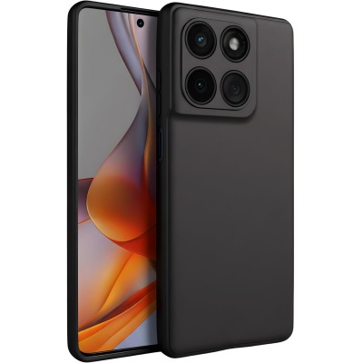 Capa para Motorola G75 Capinha [Ultra Slim] com [Proteção de Camera], Case Anti Impacto e Resistente, Anti Riscos, Leve, Aveludada e Design Elegante (Preto, Moto G75)
