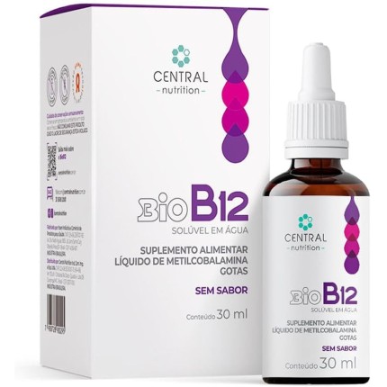 Central Nutrition, Vitamina B12 Gotas 30 ml Central Nutrition