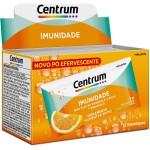 Centrum Imunidade Multivitaminico em Sachê, com Vitamina C, Vitamina D e Zinco, Sabor Laranja, 12 Unidades Efervescentes