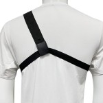 Coldre de ombro para peitoral – Bolsa de rádio única ajustável para Motorola e BAOFENG Walkie Talkies - Imagem 2