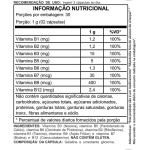Complexo B Newfour – 60 Cápsulas 500mg | B1, B2, B3, B5, B6, B7, B12 + Ácido Fólico | Energia, Foco e Rotina Equilibrada | Sem Glúten, Açúcar e Lactose - Imagem 2