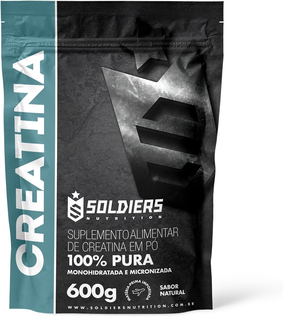 Creatina-Monohidratada-600g-100-Pura-Importada-Soldiers-Nutrition.jpg Creatina Monohidratada 600g - 100% Pura Importada - Soldiers Nutrition