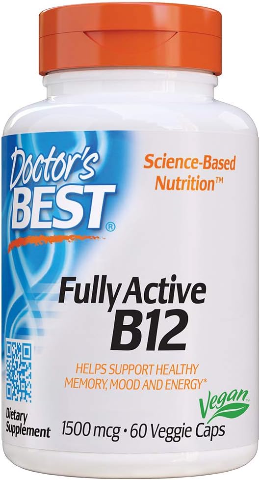 Doctors-Best-Fully-Active-B12-1500-MCG-sem-OGM-vegano.jpg Doctor's Best Fully Active B12 1500 MCG, sem OGM, vegano, 60 cápsulas vegetais (pacote com 1)