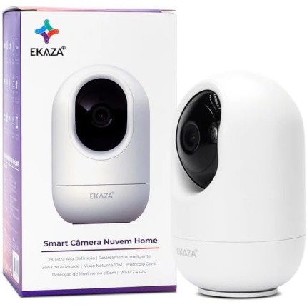 EKAZA Câmera Nuvem Home Inteligente WiFi 3MP Ultra HD 2K EKGD-T4117