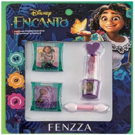 Encanto Makeup Kit Disney Fenzza - Kit Maquiagem Teen Presente Aniversário Infantil Safe - DIS050