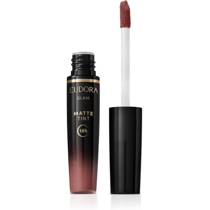 Eudora Glam Batom Líquido Matte Tint Rosé Vintage 4 Ml