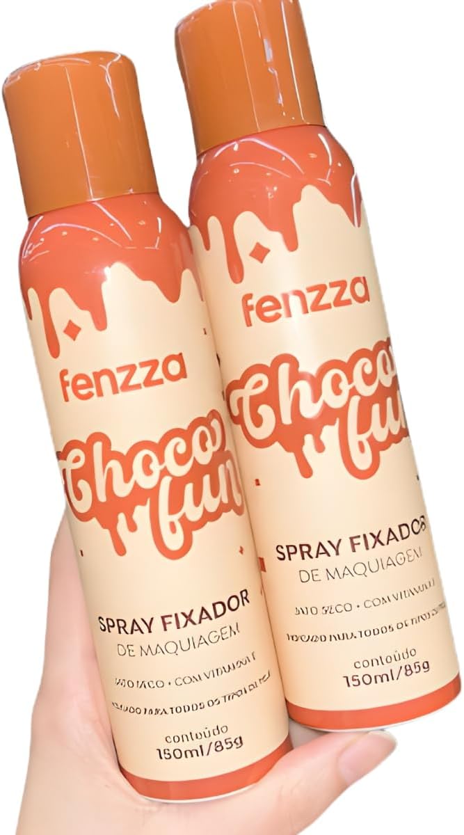 Fixador-de-Maquiagem-Choco-Fun-Spray-Fixa-Maquiagem-Jato-Seco.jpg Fixador de Maquiagem Choco Fun, Spray Fixa Maquiagem, Jato Seco com Vitamina E Pantenol, 150ml -1 unidade - Beleza e Maquiagem