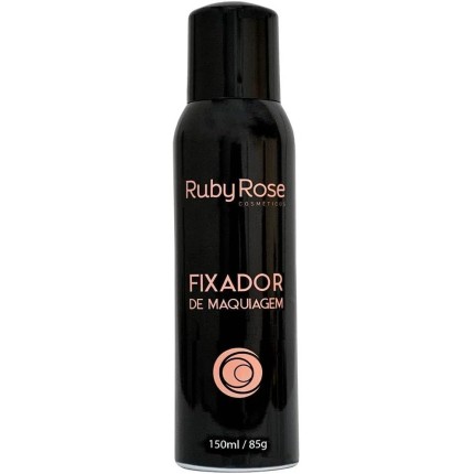 Fixador de Maquiagem Ruby Rose - Spray Fixador Profissional, Prolonga a Duração, Sela e Tira o Aspecto Pó, 150ml