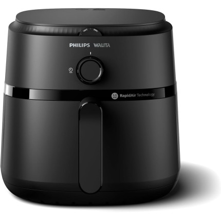 Fritadeira Airfryer Série 1000 XL, Philips Walita, 6,2 litros, Tecnologia RapidAir, Preta, 2 anos de garantia, 220v - NA130/09