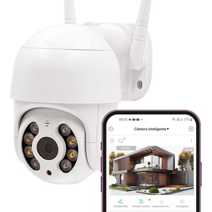Haiz Câmera de Segurança Com Antena Speed Dome Ip Wi-fi Sistema Icsee Infravermelho Sd HZ-A8