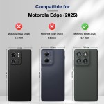 Jasonyu Flip Carteira Capa para Motorola Edge 60/60 Pro/Fusion,Capinha Folio Magnética de Couro com Suporte para Cartão,Suporte para Chute - Protetora Durável de TPU à Prova de Choque,Azul - Imagem 2