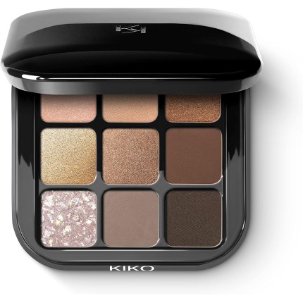 KIKO MILANO, New Glamour Multi Finish Eyeshadow Palette, Paleta de Sombras, Cor