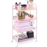 KINGRACK Carrinho com rodinhas de 4 níveis