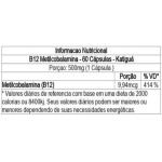 Katiguá, B12, Dose máxima, Metilcobalamina, Sem Sabor, 60 Cápsulas rígidas • 60 doses - Imagem 2
