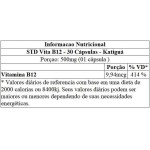 Katiguá, Vitamina B12, Dose Máxima, STD, Sem sabor, 30 Cápsulas Softgel • 30 doses, Amarelo - Imagem 2