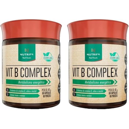 Kit 2X: Vit B Complex Nutrify 60 Cápsulas