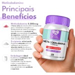 Kit 2un Metilcobalamina 5.000mcg MAX DOSE B12 Ativa SUBLINGUAL de Absorção Rápida – 120 Cápsulas - Suplemento Alimentar Sublingual - Imagem 2