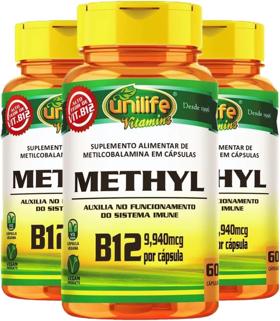 Kit-3-Vitamina-B12-Metilcobalamina-Alto-Teor-9940mcg-60-Capsulas.jpg Kit 3 Vitamina B12 Metilcobalamina Alto Teor 9,940mcg 60 Cápsulas Vegano Unilife