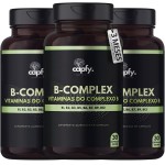 Kit 3x Vitaminas do Complexo B Concentrado Vitamina B7 Biotina Vitamina B12, B3, B5, B6, B9