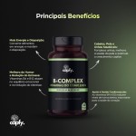 Kit 3x Vitaminas do Complexo B Concentrado Vitamina B7 Biotina Vitamina B12, B3, B5, B6, B9 - Imagem 2