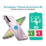 Kit Capa Capinha Anti-Impacto Premium Transparente + Película de Cerâmica 9D ou Privacidade 9D para Samsung Galaxy A26 - FD Acessórios (Capa + Película Cerâmica 9D) - Imagem 2