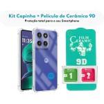 Kit Capa Capinha Anti-Impacto Premium Transparente + Película de Cerâmica 9D ou de Privacidade 9D para Motorola Moto G15 - FD Acessórios. (Capa + Película Cerâmica 9D) - Imagem 2