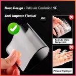 Kit Capa Capinha para Motorola G56 Anti Impacto Premium Transparente + Película Cerâmica 9D - Imagem 2