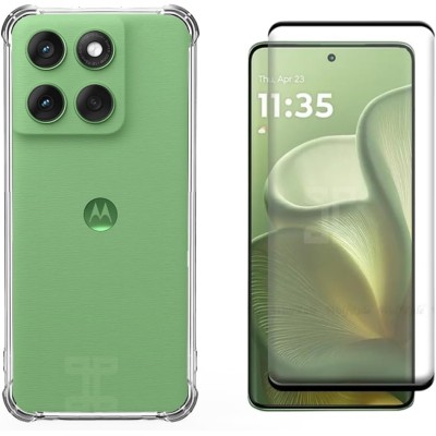 Kit Capa Case Capinha e Película 3D Vidro Para Motorola Edge 60 5G - Phone Palace (Kit Completo)