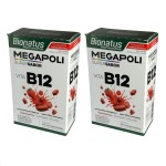 Kit com 2 Megapoli Vita B12 com 60 Comprimidos Mastigáveis cada
