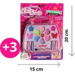 Kit de Maquiagem Infantil Maleta Fashion com Sombras Brilhos e Batons Colorido e Perfeito para Presentear - Imagem 2