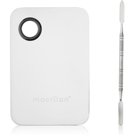 Macrilan Kit Placa E Espátula Para Maquiagem - Ac-03