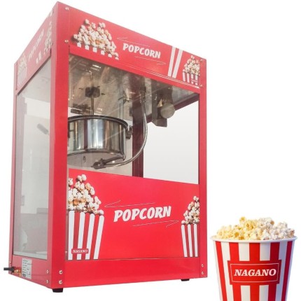 Máquina Pipoqueira Elétrica de Bancada Profissional Nmpe2-220v