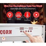 Máquina de pipoca de 236 ml para noite de cinema, controle de temperatura com visor digital, máquina de pipoca com pacote de 10 baldes de pipoca, máquina de pipoca estilo cinema - Imagem 2