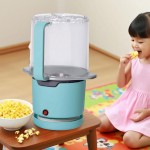 Máquina de pipoca de ar quente automática mini 900W portátil caseira fácil de limpar panela antiaderente pipoqueira para crianças adultos casa - Imagem 2