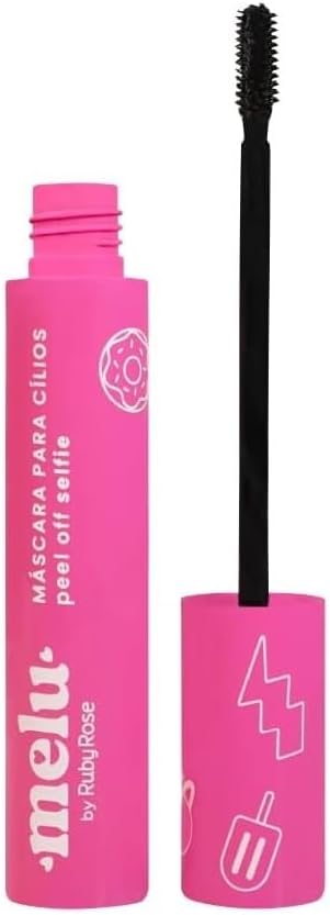 Mascara-para-Cilios-Peel-Off-Melu-Ruby-Rose-Rr5151.jpg Máscara para Cílios Peel Off Melu Ruby Rose Rr5151 - Remoção Fácil, Volume Construível e Anti Borrões