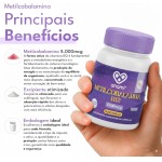 Metilcobalamina 5.000mcg – Vitamina B12 Ativa Sublingual – 120 Cápsulas | Absorção Rápida | Suplemento Alimentar - Imagem 2